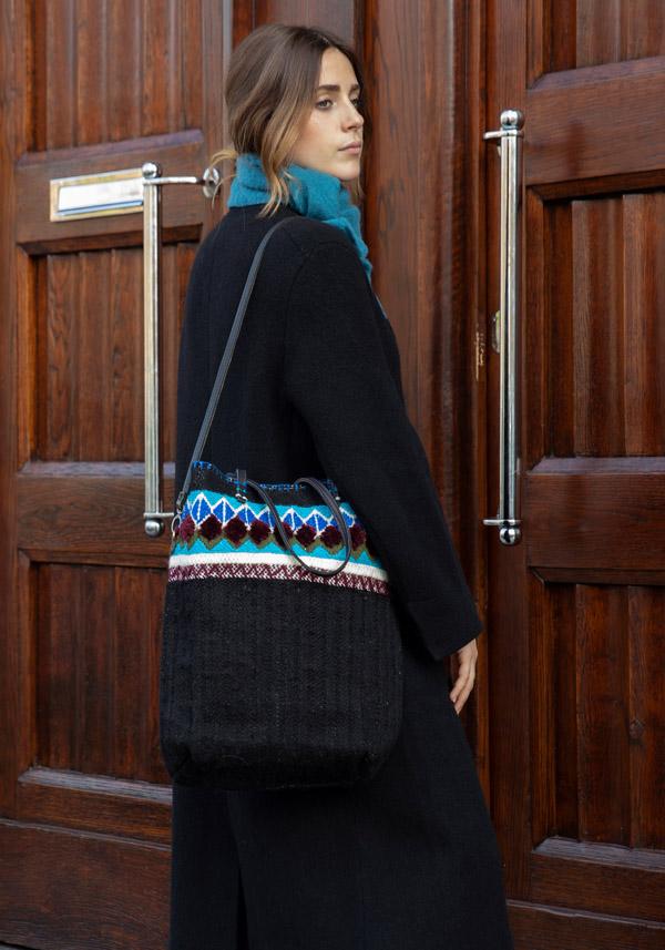 Rose & Lini EN SHALLA FOOD BAG FOUNDATION “BAG 45P02M” BLACK Sconti VIP