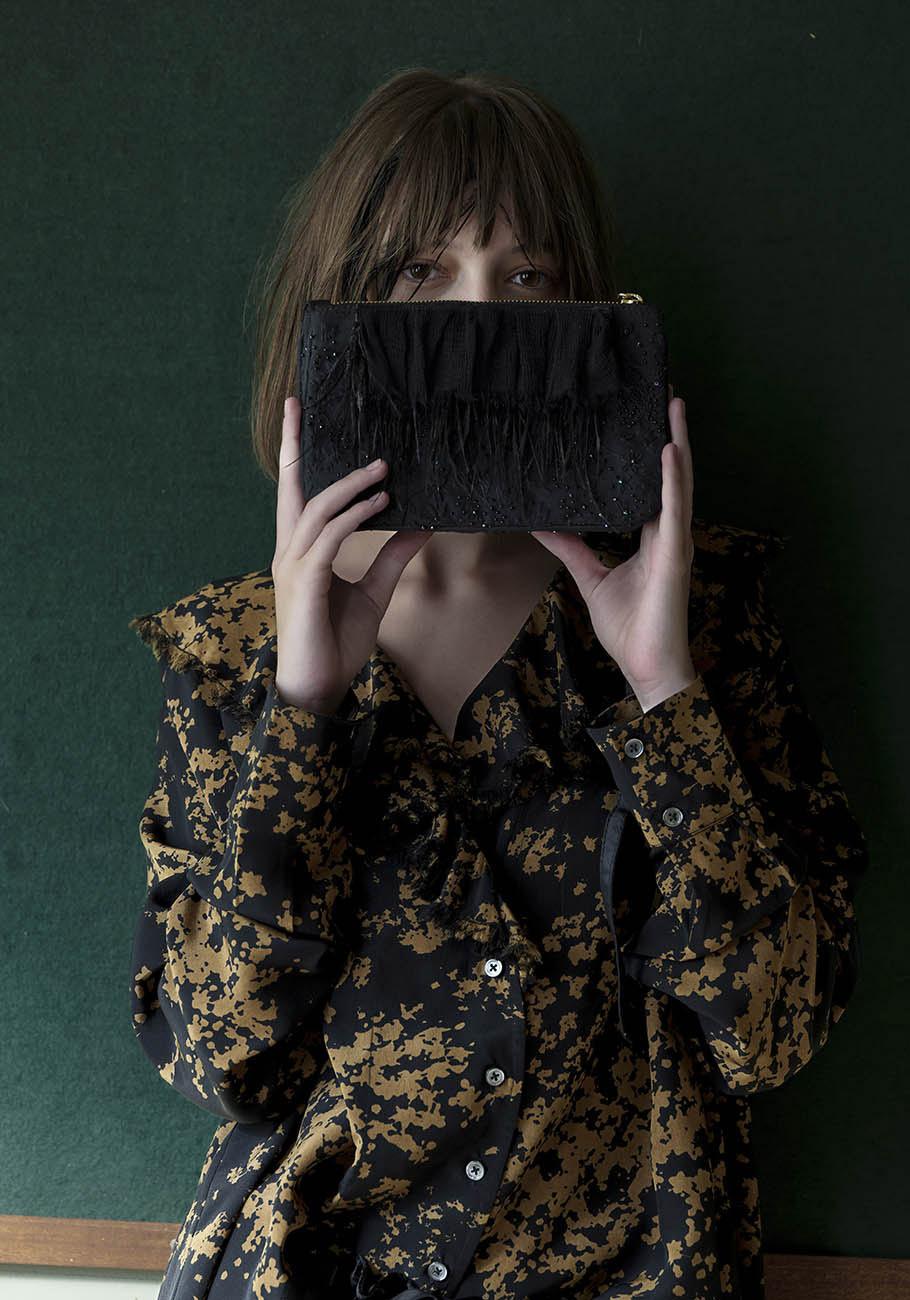 Rose & Lini AN AN LONDREE SILK “DOUBLE BAG WFO” BLACK Offerta settimanale