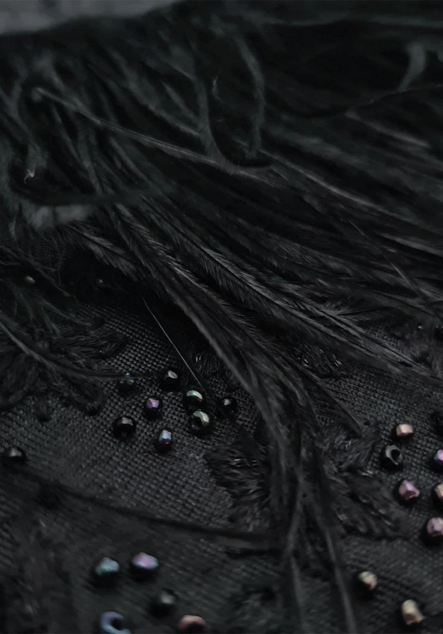 Rose & Lini AN AN LONDREE SILK “DOUBLE BAG WFO” BLACK Offerta settimanale