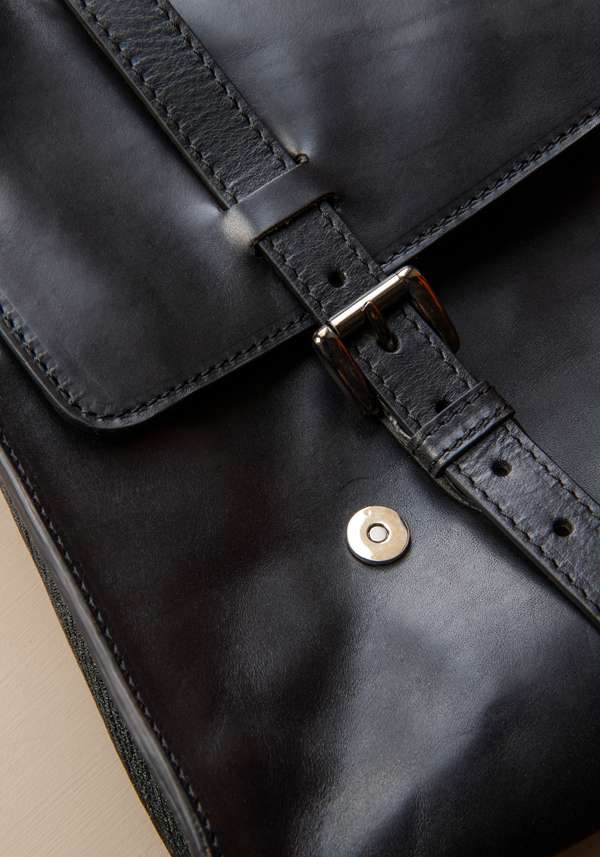 Rose & Lini NUMERO10 “MADEIRA” BLACK LEATHER BAG Ultimi tre giorni