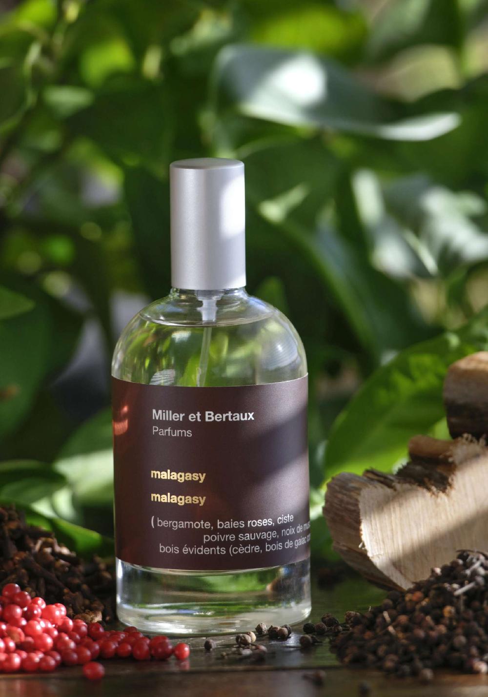 Rose & Lini MILLER ET BERTAUX “MALAGASY” EAU DE PARFUM Nuovo