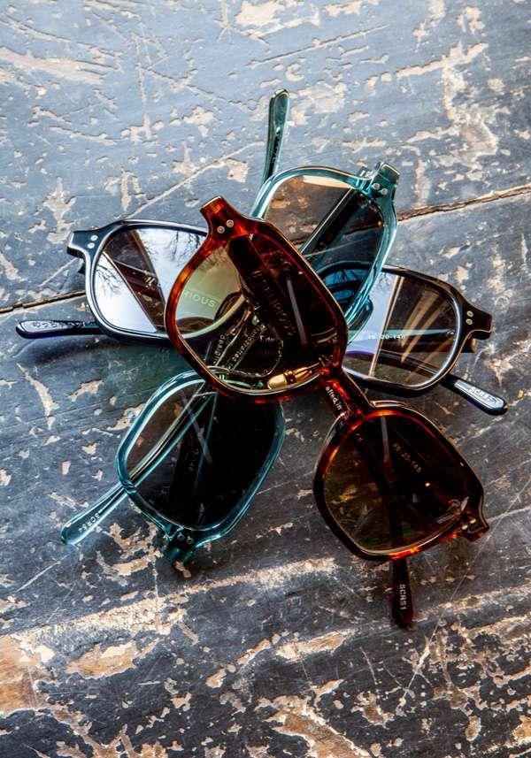 Rose & Lini DELIRIOUS “SCRIBA L” #3 GREEN SUNGLASSES Latest fashion