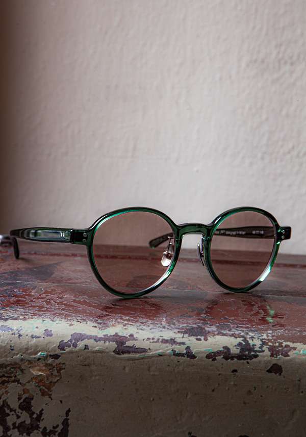 Rose & Lini DELIRIOUS “PHANTOS” #2 GREEN SUNGLASSES Offerta temporanea