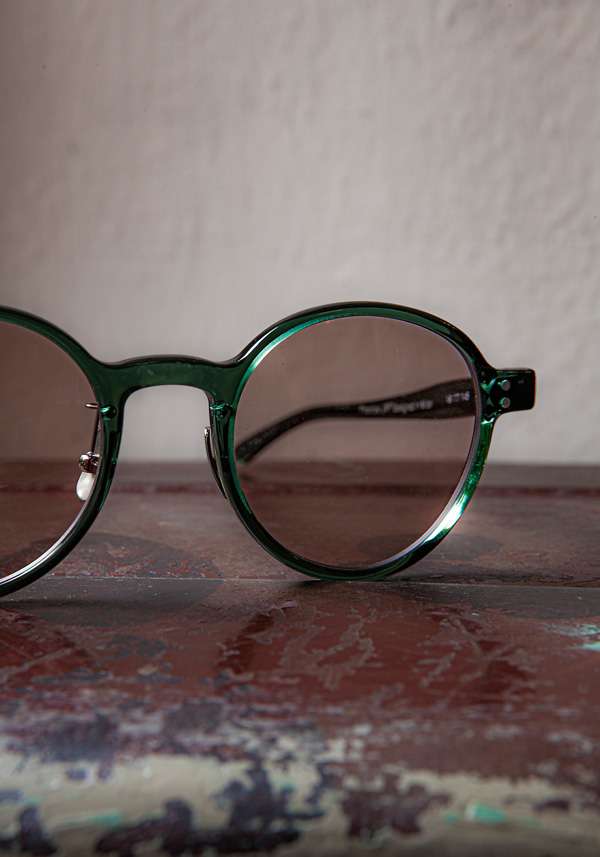 Rose & Lini DELIRIOUS “PHANTOS” #2 GREEN SUNGLASSES Offerta temporanea