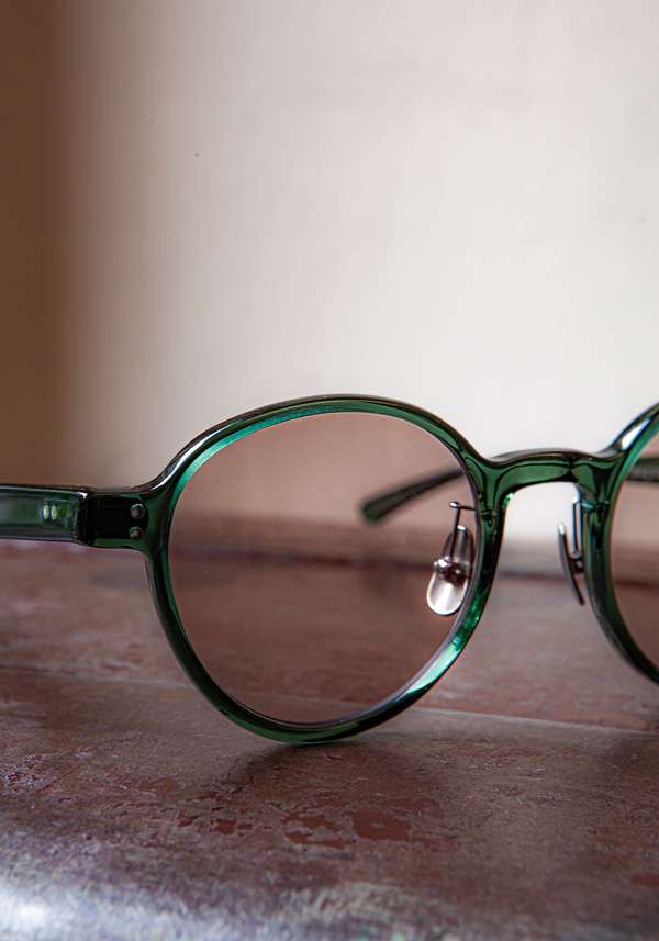 Rose & Lini DELIRIOUS “PHANTOS” #2 GREEN SUNGLASSES Offerta temporanea