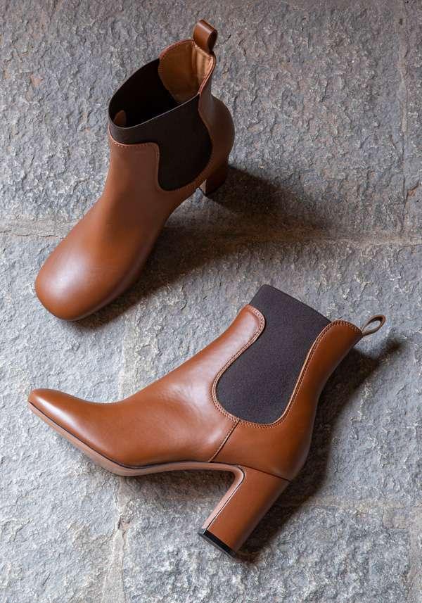 Rose & Lini PELLICO “APEMA” BROWN ANKLE BOOTS Ultimi tre giorni