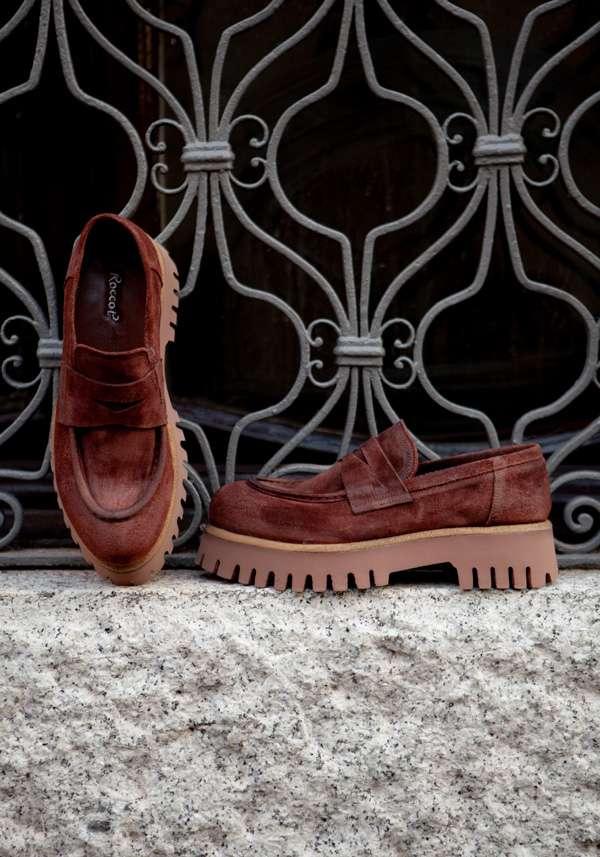 Rose & Lini ROCCO P. “BOCCADORO” SUEDE LOAFERS Fino al 60% di sconto