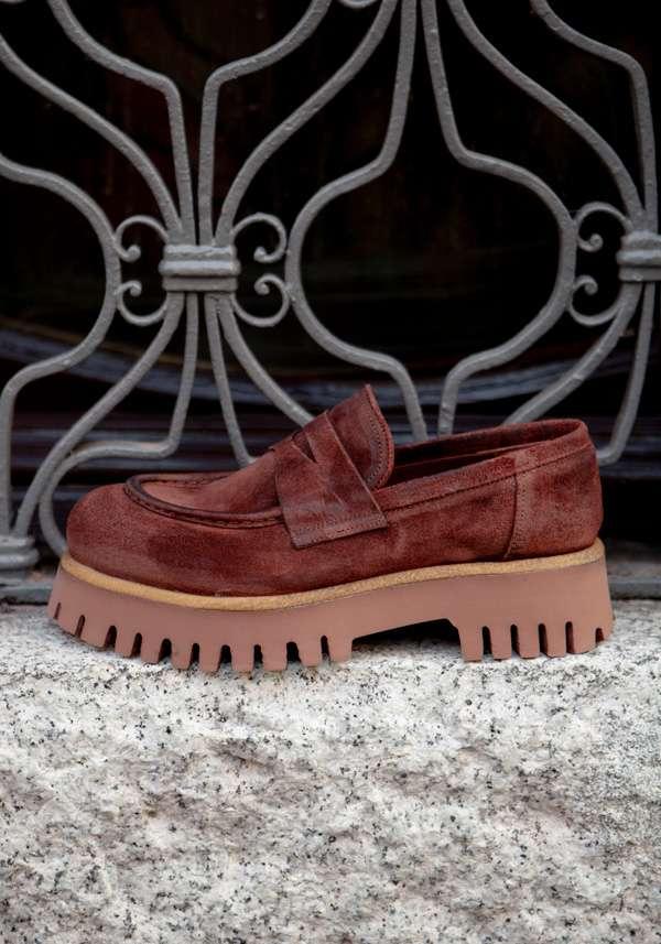 Rose & Lini ROCCO P. “BOCCADORO” SUEDE LOAFERS Fino al 60% di sconto