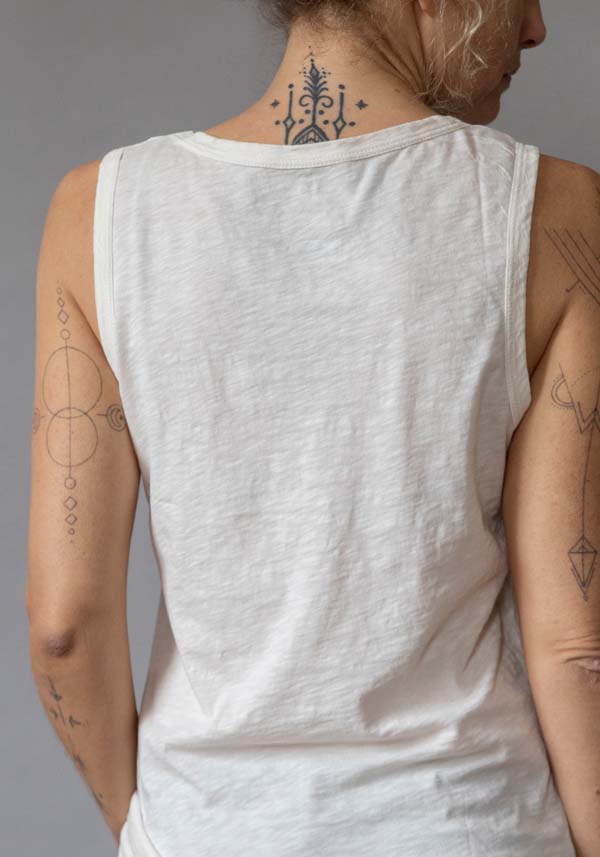 Rose & Lini VELVET COTTON “TAURUS” COCONUT TANK TOP 50% di sconto con spedizione gratuita