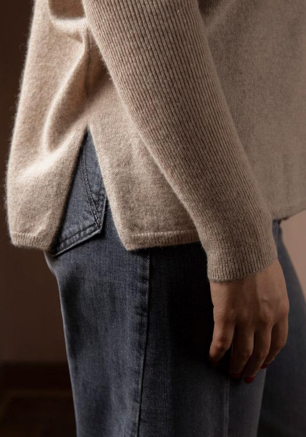 Rose & Lini ABSOLUT CASHMERE “PONCHO ASTRID” CHESTNUT Soddisfazione Garantita