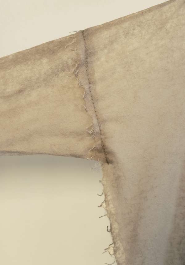Rose & Lini LALAERRE CASHMERE “FRINGES PONCHO” BEIGE Consegna Veloce