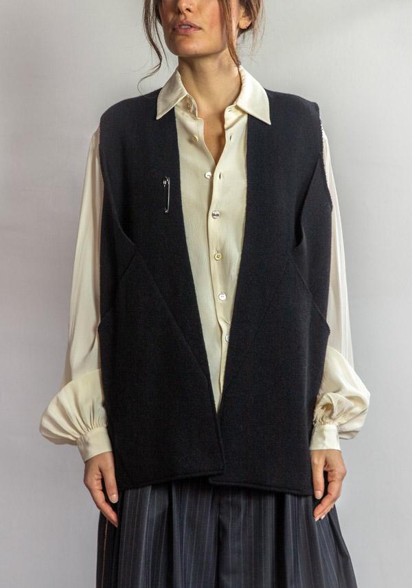 Rose & Lini OYUNA CASHMERE “JACKET MUNDAT” BLACK Novità