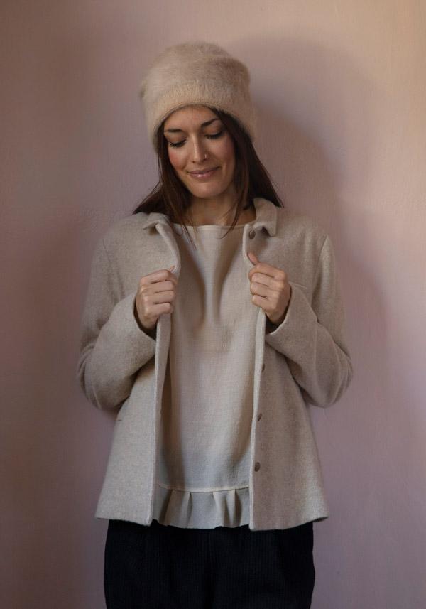 Rose & Lini APUNTOB WOOL & CASHMERE “JACKET 1826” NATURAL