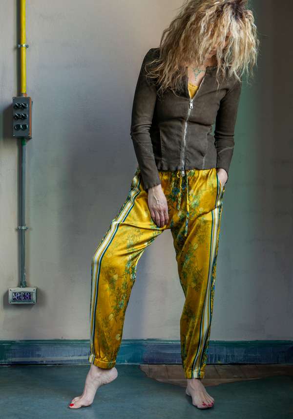 Rose & Lini GIORGIO BRATO PALM LEATHER 7912 JACKET Spedizione gratuita