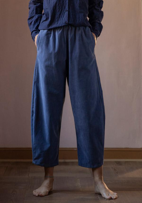 Rose & Lini APUNTOB COTTON “PANTS 540” DENIM BLUE Flash Sale