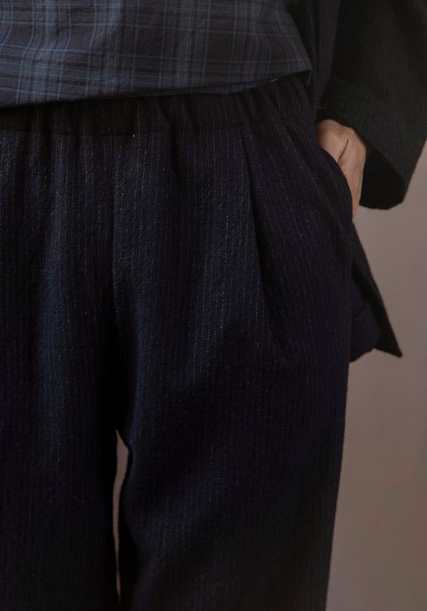Rose & Lini APUNTOB WOOL “PANTS 1002” BLACK Black Friday