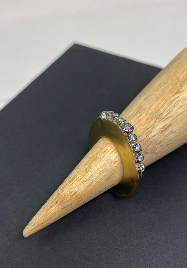 Rose & Lini ROSAMARIA “BRENNON” DIAMONDS COPPER RING Limitato a 3 giorni