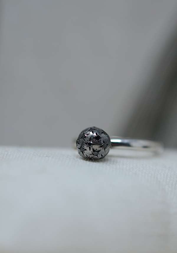 Rose & Lini ROSAMARIA SILVER AND DIAMOND “ALEPO” RING Italia