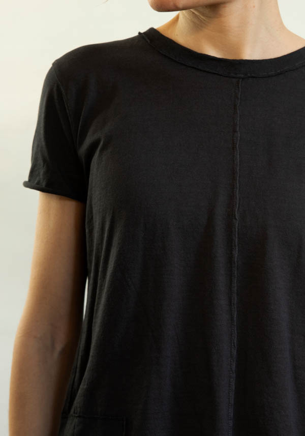 Rose & Lini MJW BLACK COTTON T-SHIRT “2461” Negozio