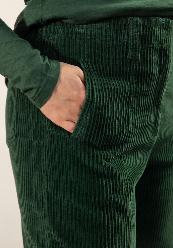 Rose & Lini BARBARA TANI “PANTS 462 V03” CORDUROY MINT Offerta natalizia