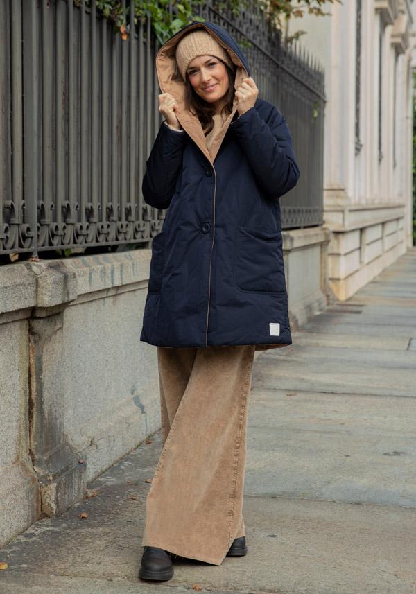 Rose & Lini OOF WEAR REVERSIBLE “JACKET 9410” BLUE & BEIGE Nuovi prodotti