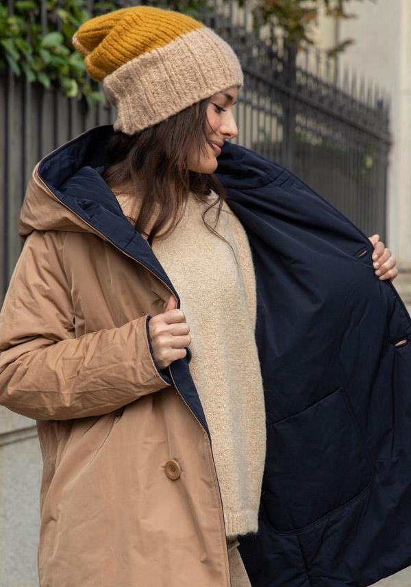 Rose & Lini OOF WEAR REVERSIBLE “JACKET 9410” BLUE & BEIGE Nuovi prodotti