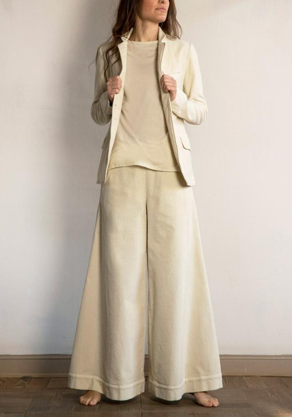 Rose & Lini BARBARA TANI COTTON & CASHMERE “TSHIRT 1585 CCL” FLOUR Offerte giornaliere