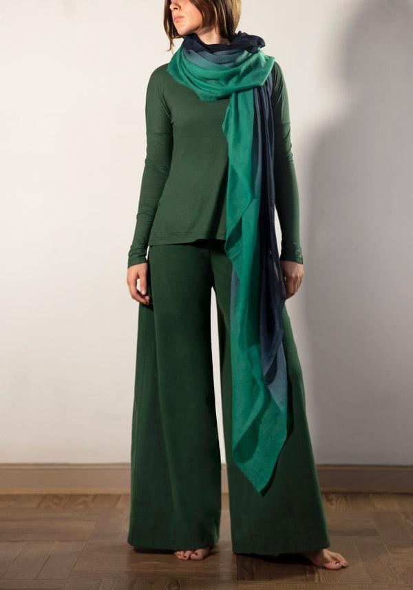 Rose & Lini BARBARA TANI COTTON & CASHMERE “TSHIRT 1585 CCL” MINT Offerte speciali