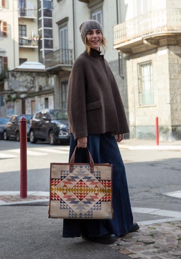 Rose & Lini BOBOUTIC WOOL JACKET “4765” BROWN Super Saving Price