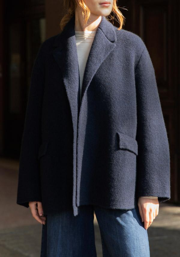 Rose & Lini BOBOUTIC WOOL JACKET “4765” NAVY Offerta settimanale
