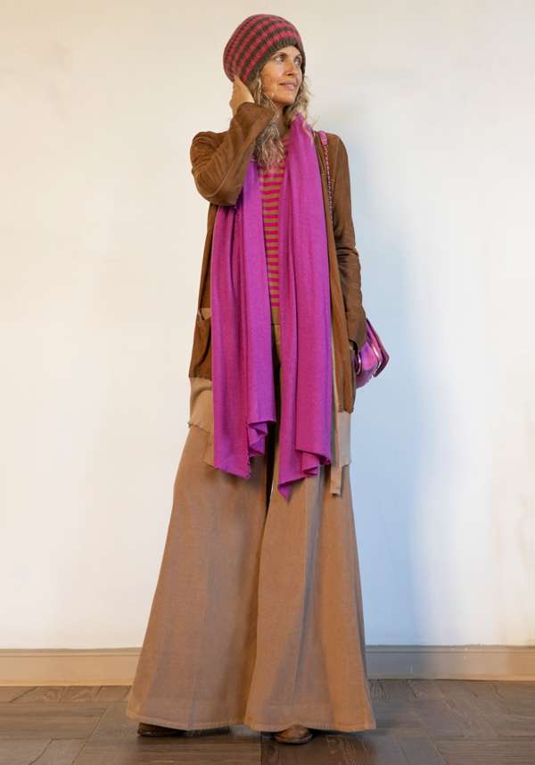 Rose & Lini GIORGIO BRATO RUM SUEDE LEATHER “CARDIGAN OVER” ACQUISTA ORA