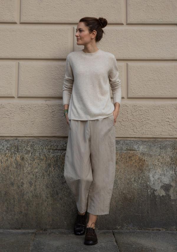 Rose & Lini APUNTOB WOOL “PANT 540” SAND