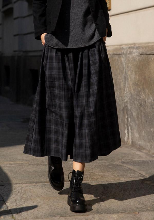Rose & Lini APUNTOB COTTON “SKIRT 1883” ASPHALT GREY Ultimo giorno