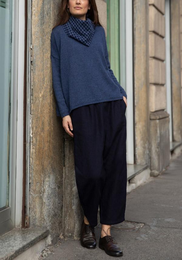 Rose & Lini APUNTOB COTTON “PANT 540” INDIGO BLUE