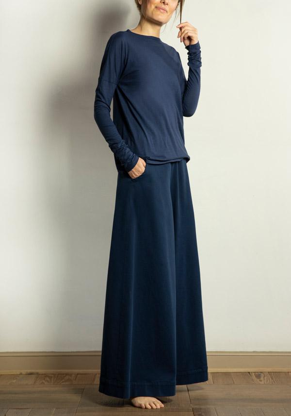 Rose & Lini BARBARA TANI COTTON “PANTS 457 C01” BLUE Fino al 55% di sconto