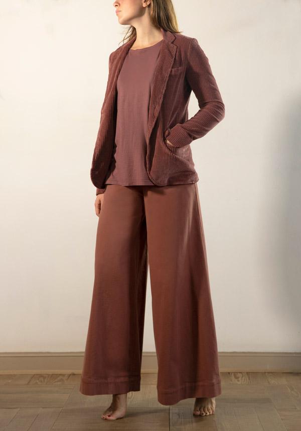 Rose & Lini BARBARA TANI COTTON “PANTS 457 C01” TERRA Discount Store per i nuovi prodotti