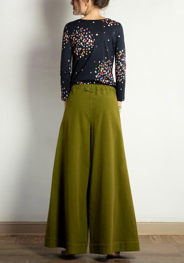 Rose & Lini BARBARA TANI COTTON “PANTS 457 F02” CURRY Solo un giorno rimasto