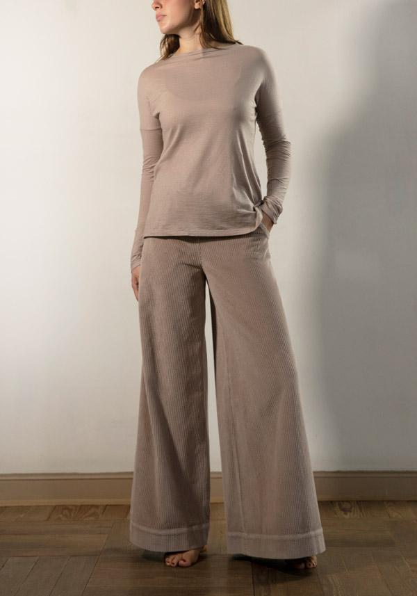 Rose & Lini BARBARA TANI COTTON “PANTS 457 V03” CORDUROY PETALO 50% di sconto con spedizione gratuita
