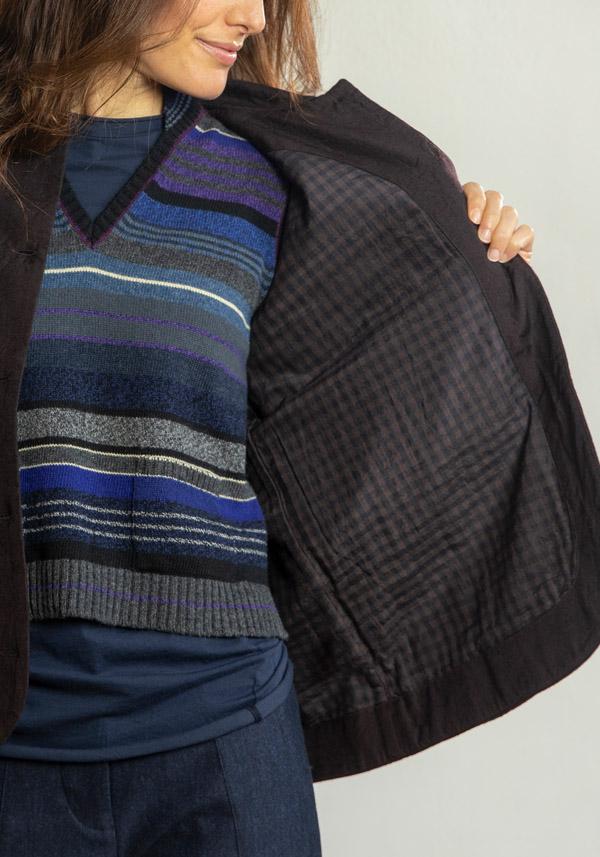Rose & Lini AODRESS COTTON “JACKET 14” DARK BROWN Limitato a 3 giorni
