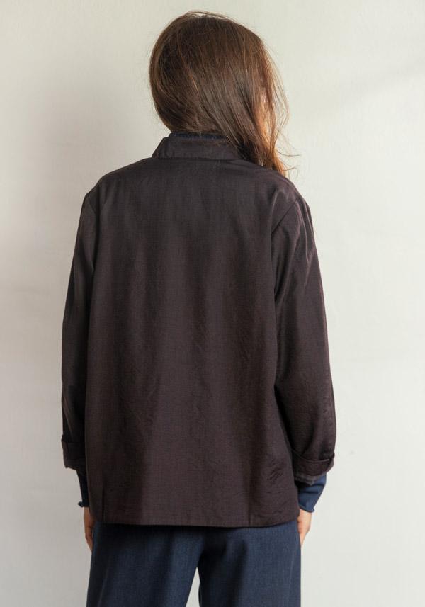 Rose & Lini AODRESS COTTON “JACKET 14” DARK BROWN Limitato a 3 giorni