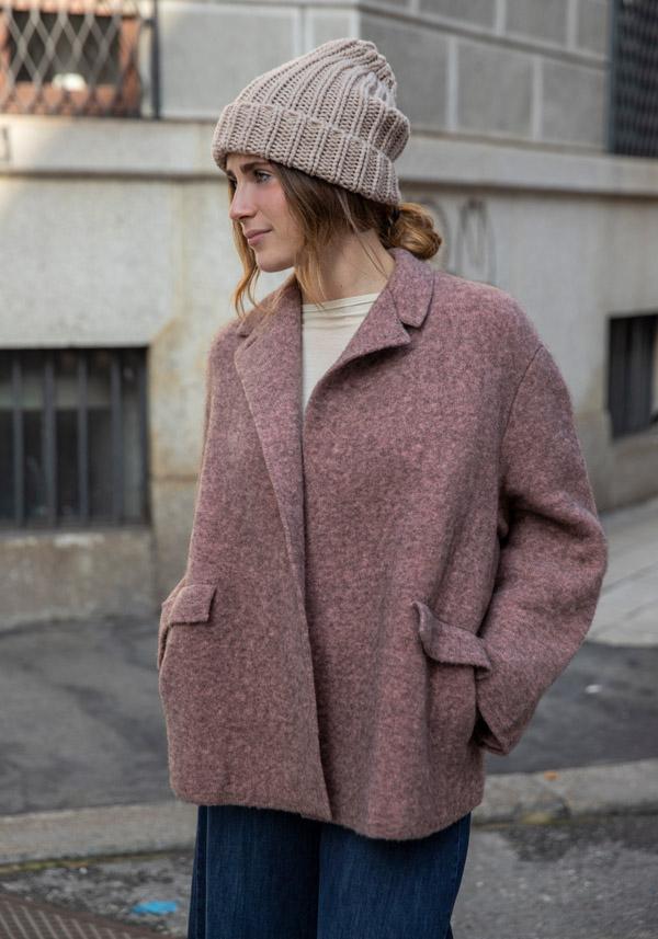Rose & Lini BOBOUTIC WOOL PINK JACKET “4765” Qualità