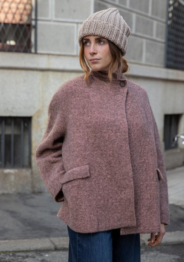 Rose & Lini BOBOUTIC WOOL PINK JACKET “4765” Qualità