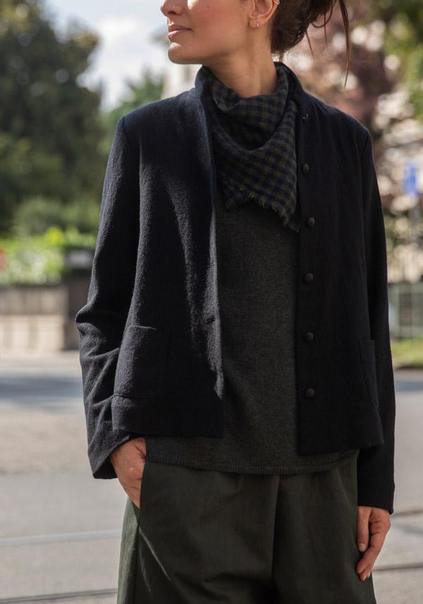Rose & Lini APUNTOB VIRGIN WOOL “JACKET 1878” BLACK