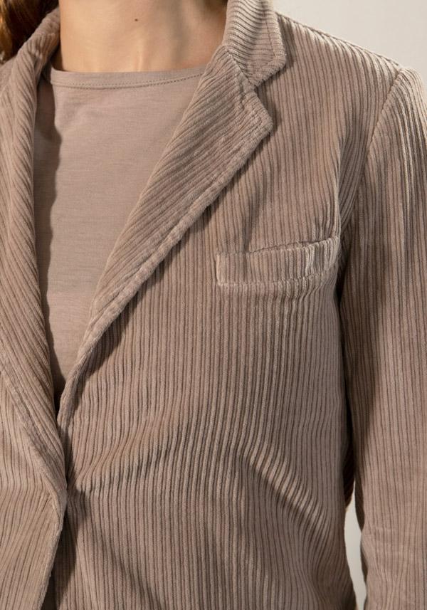 Rose & Lini BARBARA TANI COTTON “JACKET 705 V03” CORDUROY PETALO Acquista Ora