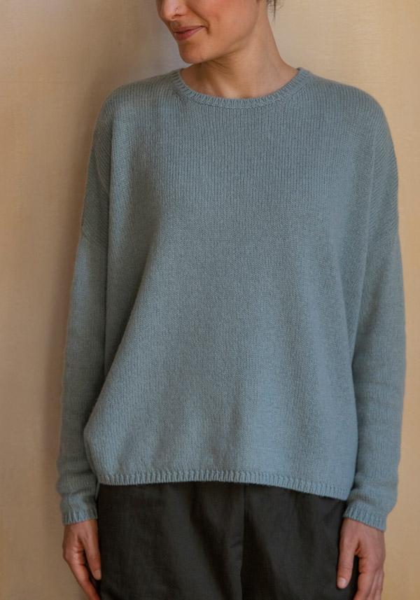 Rose & Lini APUNTOB CASHMERE & ALPACA “PULL 1890” SKY BLUE Online