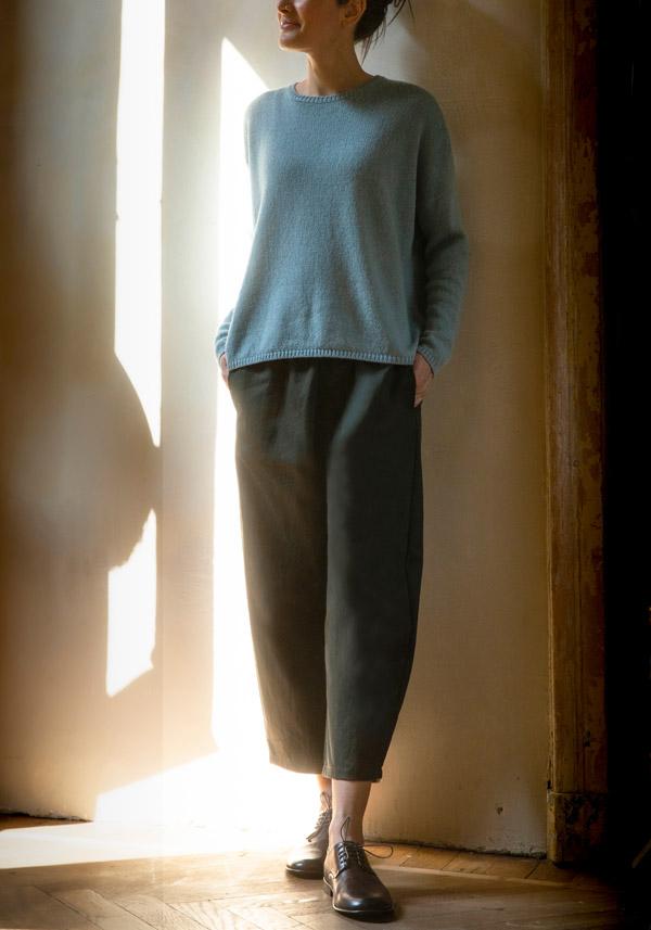Rose & Lini APUNTOB CASHMERE & ALPACA “PULL 1890” SKY BLUE Online