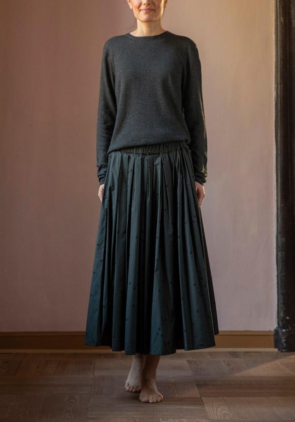 Rose & Lini APUNTOB COTTON “SKIRT 1900” FOREST GREEN I Più Venduti