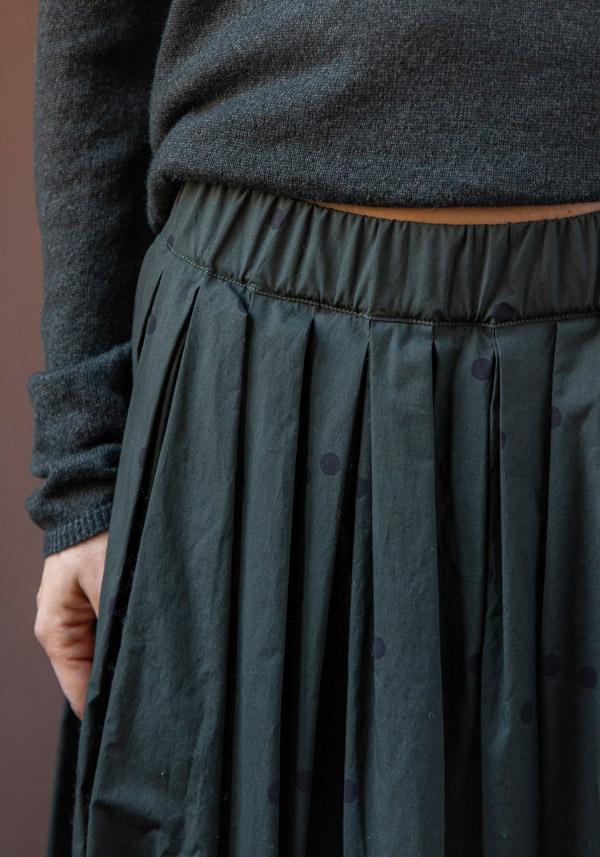 Rose & Lini APUNTOB COTTON “SKIRT 1900” FOREST GREEN I Più Venduti