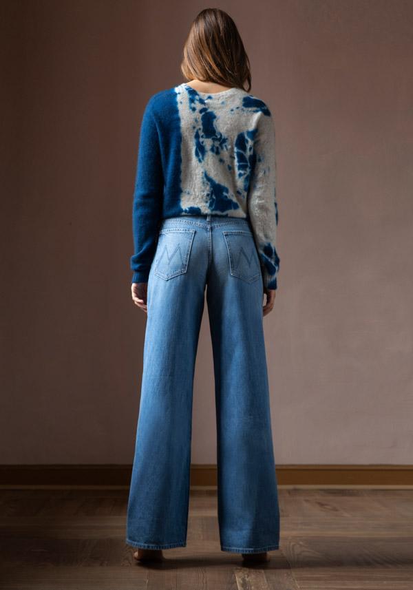 Rose & Lini MOTHER DENIM “LOVE LINE” DENIM BLUE JEANS Offerta speciale