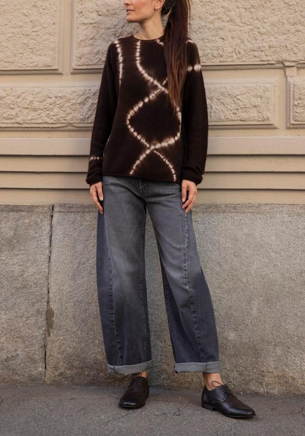Rose & Lini MOTHER DENIM “THE HALF PIPE FLOOD” STONE JEANS Comprare a buon mercato